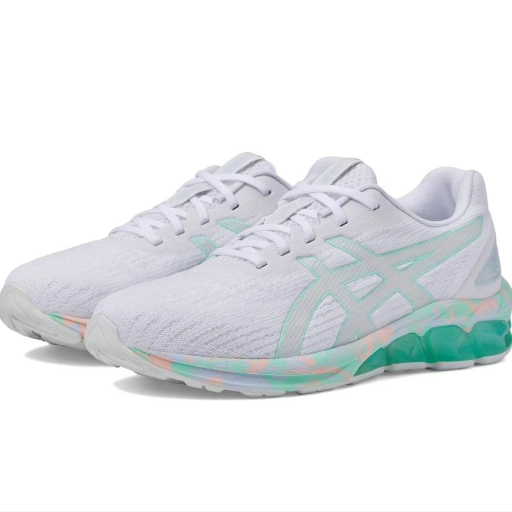 Asics Gel Quantum 180 VII White/Ice Green NWT Women's 6.5